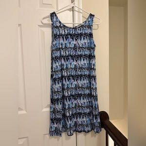 Lilly Pulitzer Kristen Swing Dress - Low Tide Navy Sails And Stripes